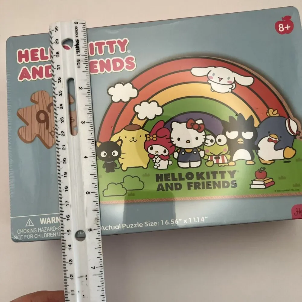 Hello Kitty & Friends Rainbow WOOD Jigsaw Puzzle  SEALED -Christmas, Toys